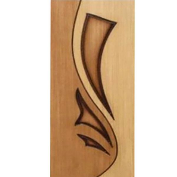 Дверь межкомнатная Инь-Янь 70 см дуб светлый/темный глухое