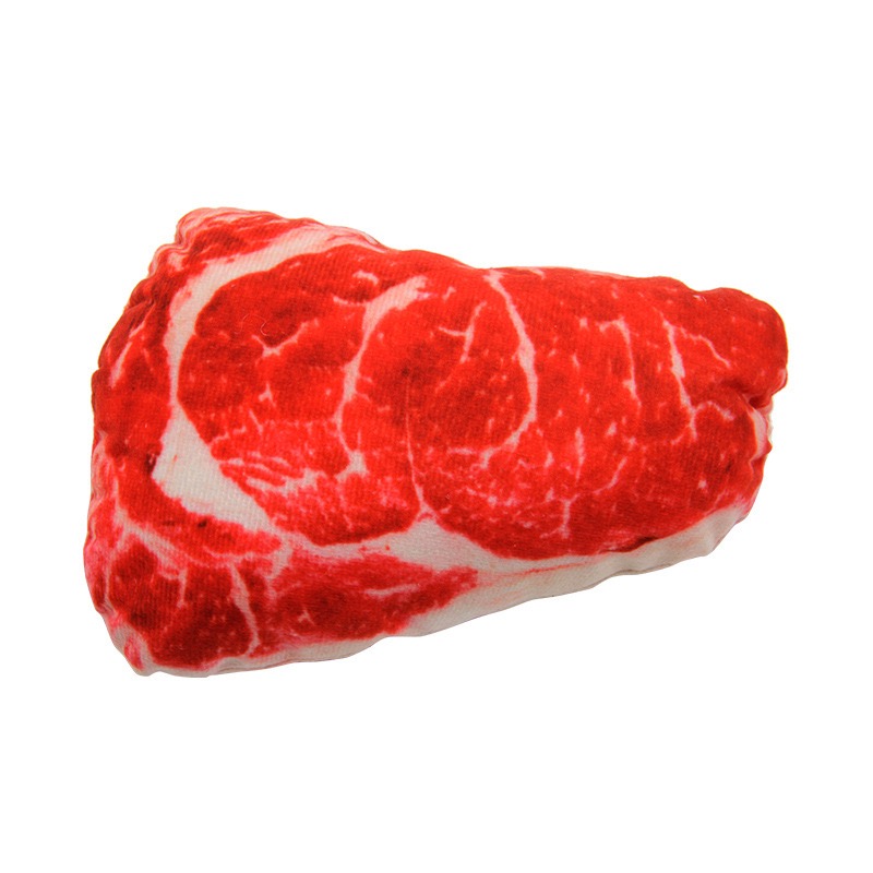 Игрушка для собак DGT-PETS Стейк с пищалкой 20 см FG240419045N-4