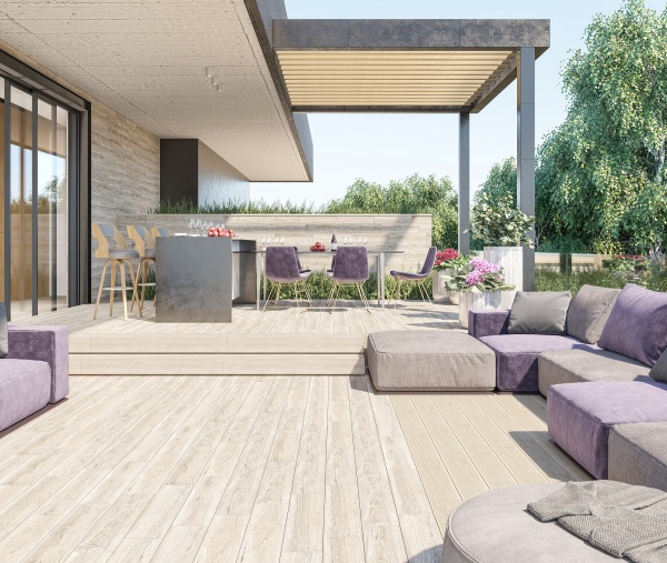 Плитка INTER GRES Timberland сірий світлий 1560 68 071 14,8х60 