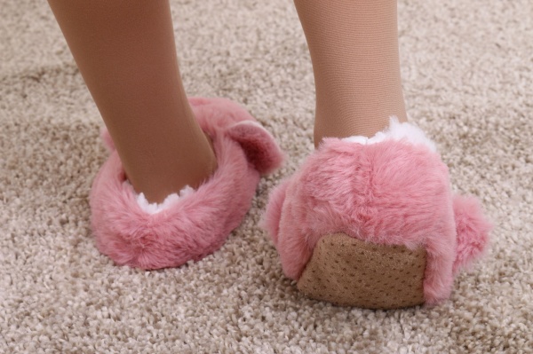 Капці дитячі для дівчинки Maxwin KIDS Звірята Кролик р.29-31 рожевий 