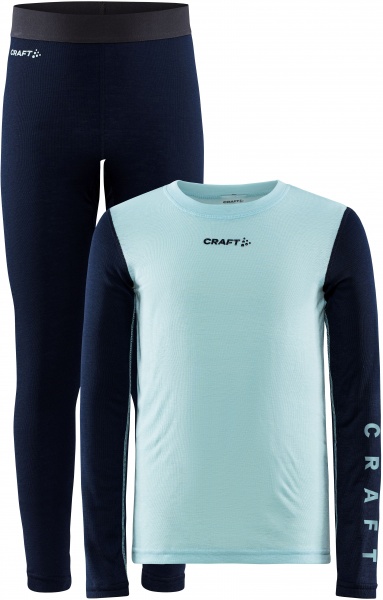 Комплект термобілизни Craft CORE WARM BASELAYER SET JR 1909712-396319 р.122/128 темно-синій