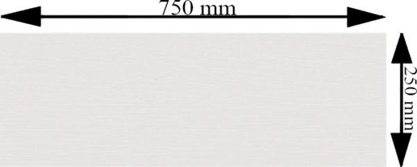 Плитка Emigres Фан Вейв бланко 25x75 