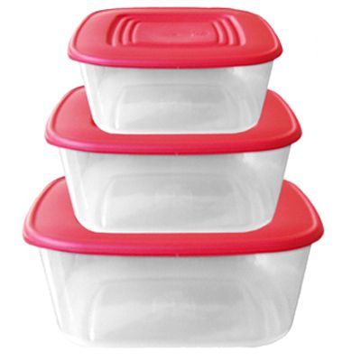 Набір ємностей для харчових продуктів Алеана 70010 3 шт