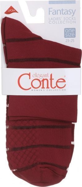 Шкарпетки Conte FANTASY 16С-85СП р. 23-25 бордовий 