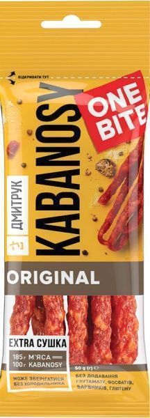 Снеки ДМИТРУК Kabanosy One bite 50 г 