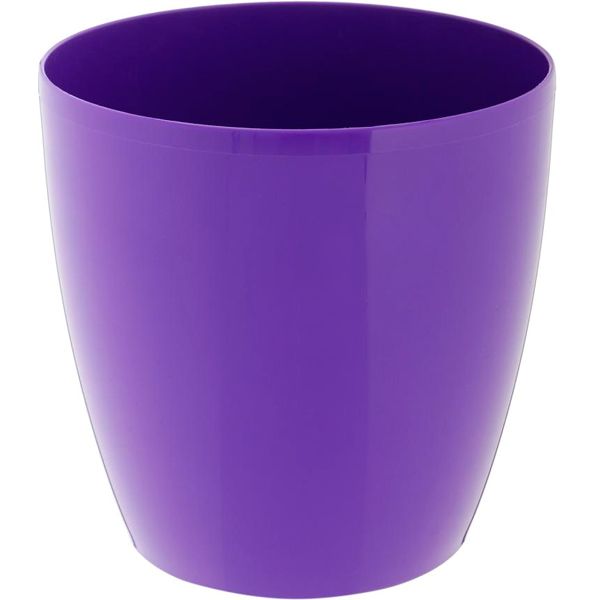 Кашпо пластиковое Алеана Матильда круглый 4,1л темно-сиреневый (113084) 
