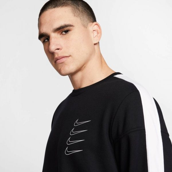 Світшот Nike M NK DRY TOP FLEECE PX CJ4623-010 р. L чорний