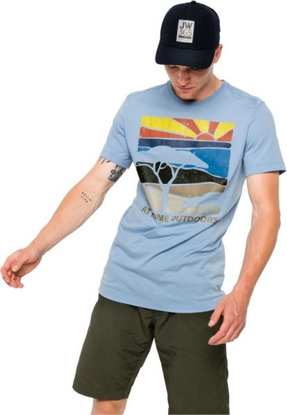 Футболка Jack Wolfskin SAVANNAH T M 1807001-1261 XL блакитний