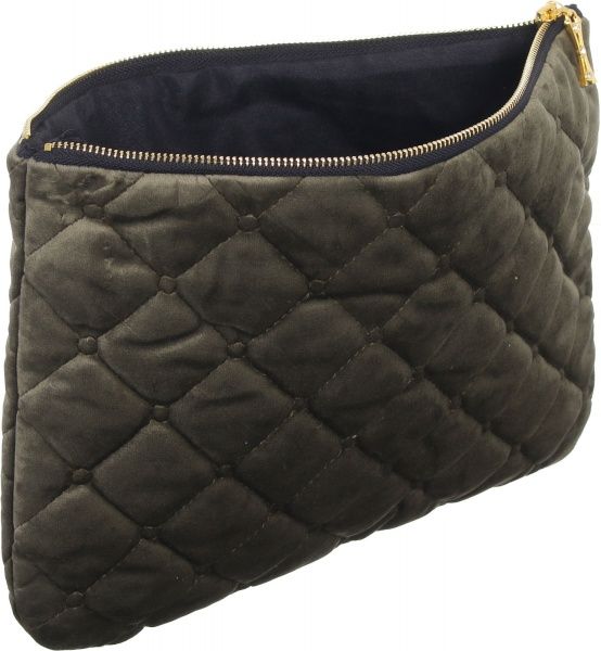 Косметичка La Nuit Велюр Kimberly 19x28 см зелений 