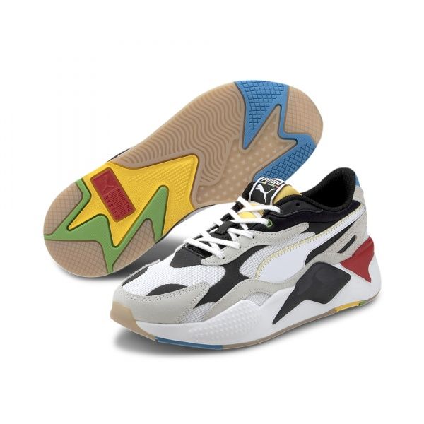 Кроссовки Puma RS-X WH 37330801 р.UK 8 бело-черный