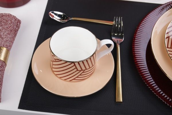 Сервиз столово-чайный Lina Beige 30 предметов на 6 персон Fiora