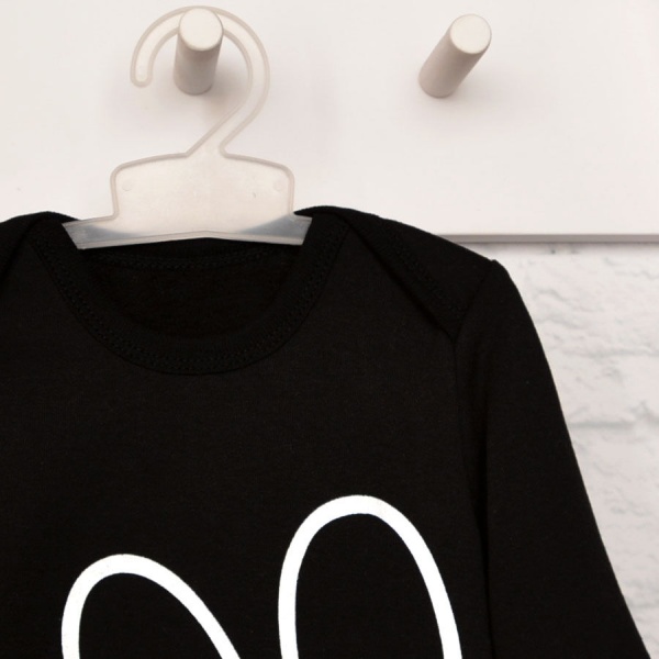 Боди детское для мальчика Blanka Заец р.86 черный 12529 