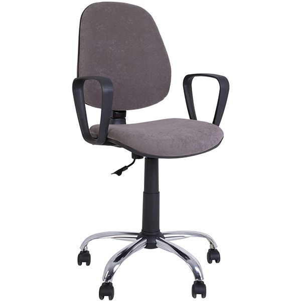 Крісло Nowy Styl Geos GTP Chrome AB-36 сірий 