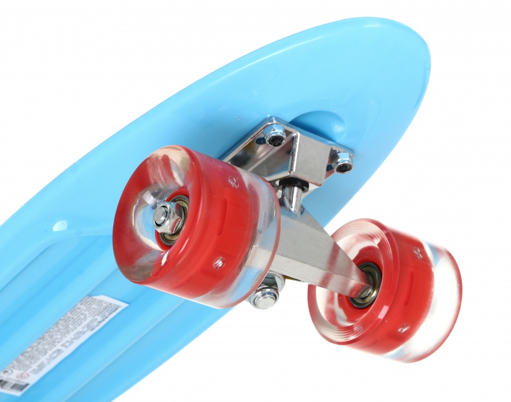 Скейтборд MaxxPro kids LS-P2206G 55,9х15,3 бірюзовий