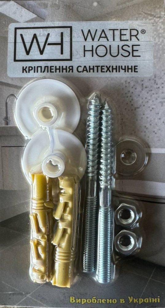 Кріплення для умивальника Water House 8x100 мм СКІН6