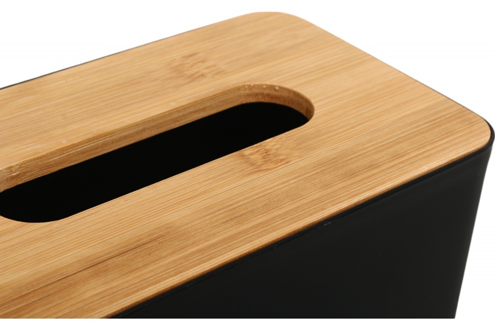 Салфетница Vivendi для салфеток пластиковая черная