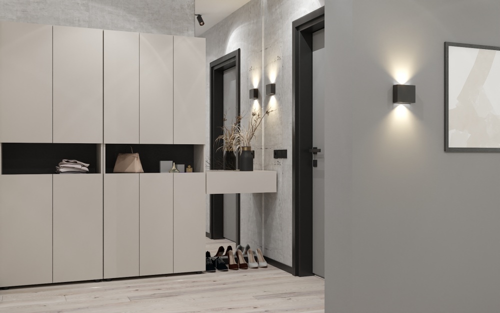 Шкаф Metkas Home MB001 6д ЛДСП 2130х900х350 мм кашемир / дуб артизан / кашемир