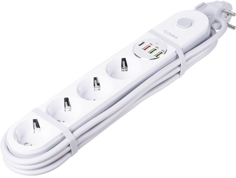 Сетевой фильтр Gelius G-Power Plus GP-PS-004 20W White