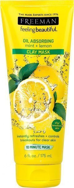 Маска для обличчя FREEMAN Feeling Beautiful глиняна М’ята та лимон 175 мл
