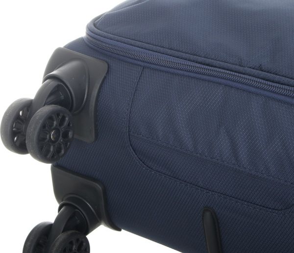 Чемодан UP! (Underprice) N1118 46x36,5x15,5 см синий с принтом 