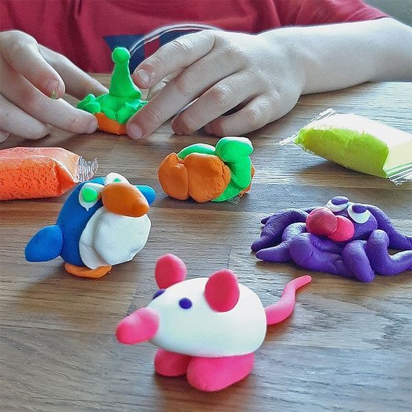 Пластилін легкий стрибаючий 15 г бузковий Nota Bene