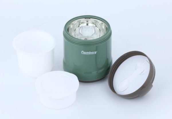 Термос Lunch Time 1 л зелений Flamberg