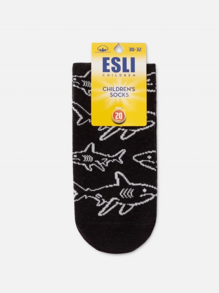 Носки унисекс Conte-Kids 21С-90СПЕ 639 р.20 черный 