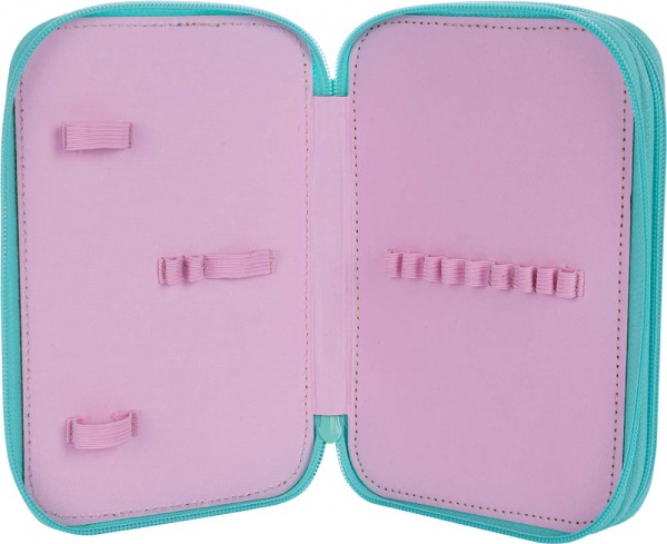 Пенал шкільний AC2 Kitty ombre Head блакитний