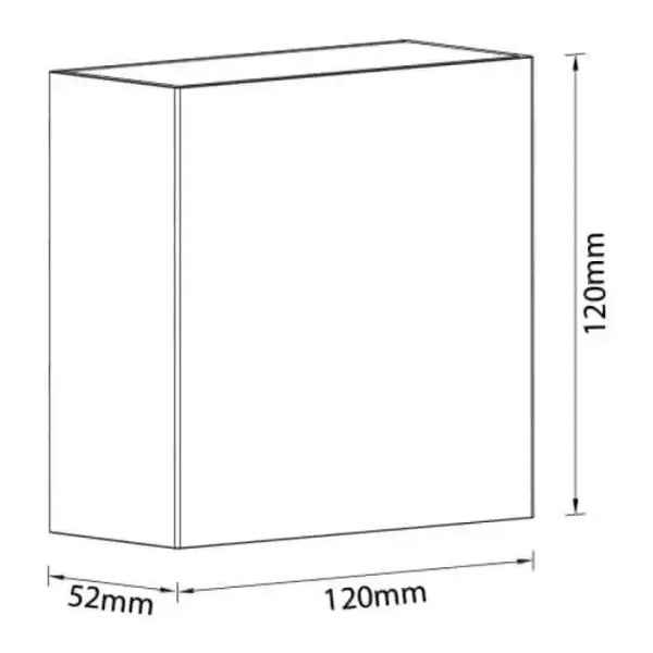 Світильник настінний HOROZ ELECTRIC Sekoya 4 Вт IP65 чорний 076-038-0004-010 