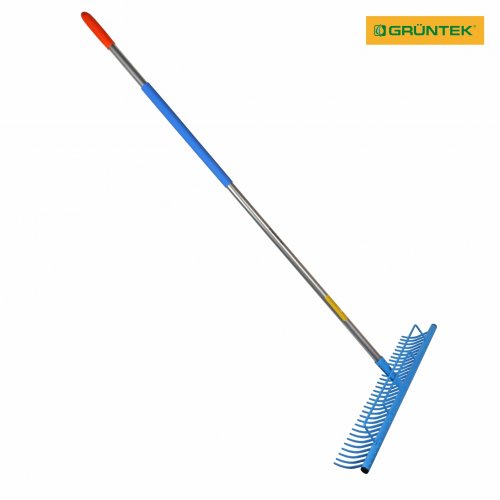 Грабли зубчатые Gruntek RR-600/140S 32 зубца (с ручкой)