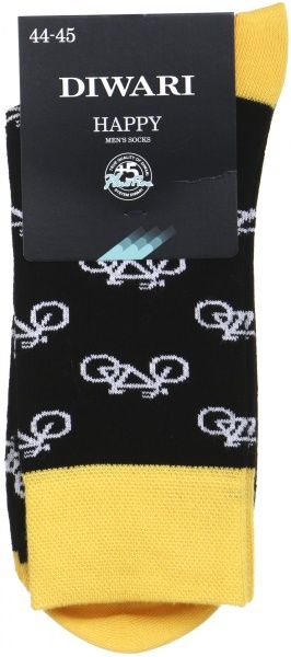 Шкарпетки Conte HAPPY 17С-151СП 057 р. 29 чорний із жовтим 