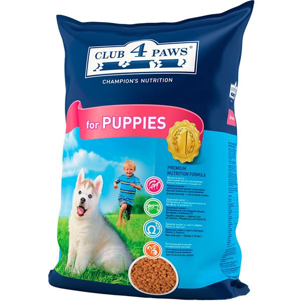 Корм Клуб 4 лапи для цуценят 12 кг