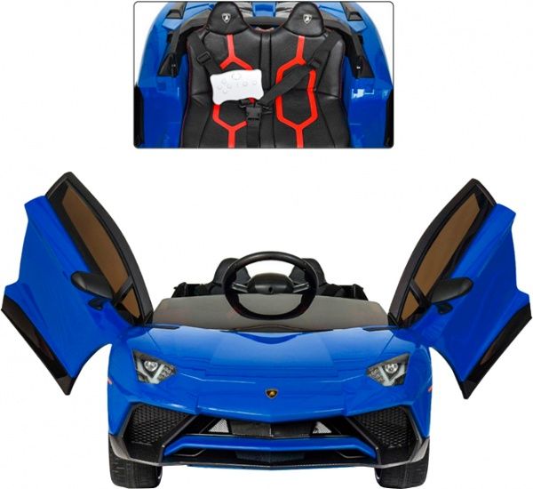 Электромобиль DT детский синий C1912