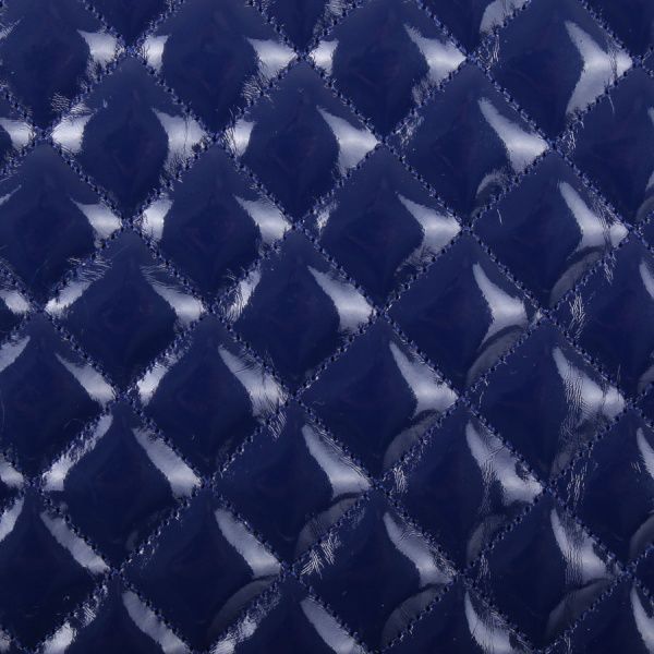 Косметичка лакированная синий 