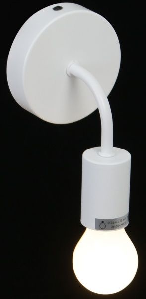 Світильник настінний Accento lighting Flamenco 1x40 Вт E27 білий ALDW-MB53064A-1WH 