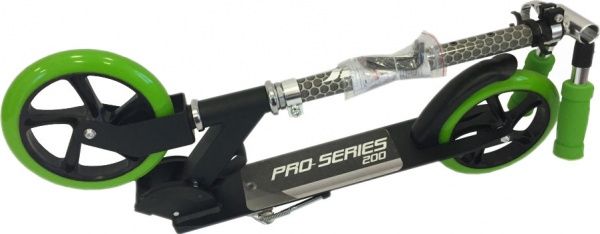 Самокат Nixor Sports Professional 200 чорний із салатовим NA01058 