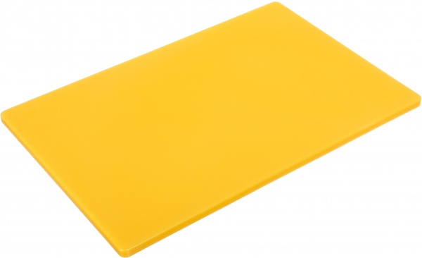 Дошка обробна пластик 30х45х1,25 см жовта