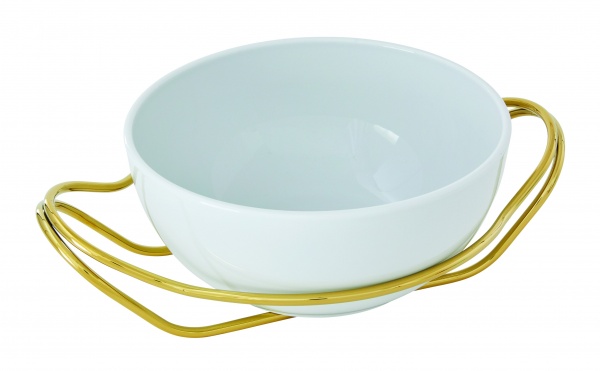 Блюдо кругле з тримачем LIVING 27 см 