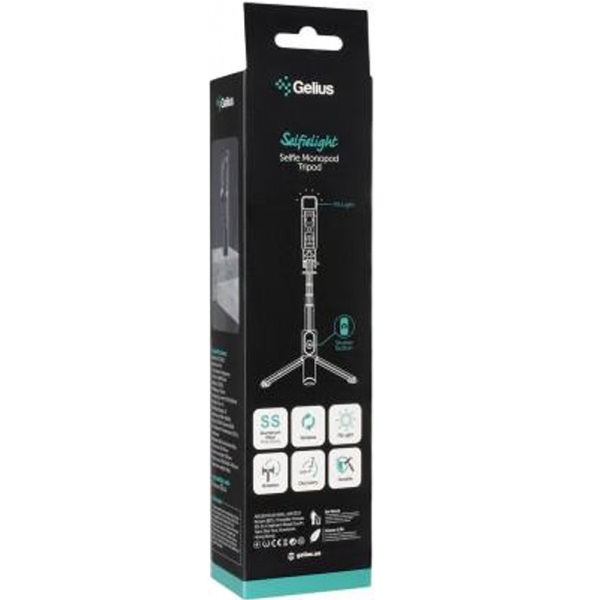 Селфі-монопод Gelius GP-SS012 black Pro Selfie Monopod Tripod Selfielight