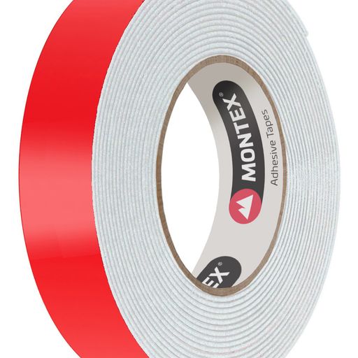 Двухсторонняя автомобильная клейкая лента MONTEX SHS MTX1100 19 мм 1 мм 2 м прозрачный