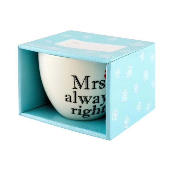 Чашка Mrs. always right 520 мл 21-279-084 Keramia
