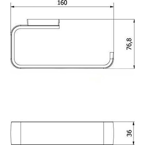 Держатель для туалетной бумаги Haceka Aline P 1194609