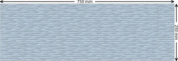 Плитка Emigres Фан Кайт азул 25x75 