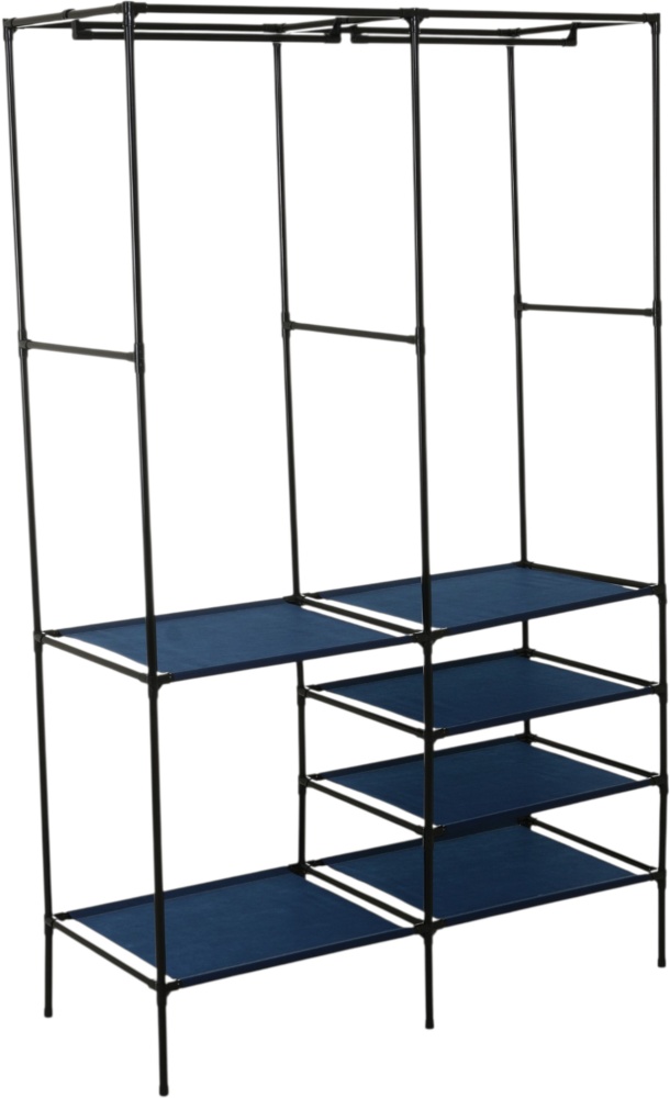 Тканинна шафа для одягу INDIGO 1730х1077х450 мм синій