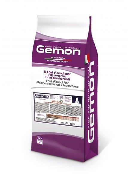Корм сухий для щоденного годування дорослих собак для малих порід GEMON Mini Adult лосось та рис 20 кг