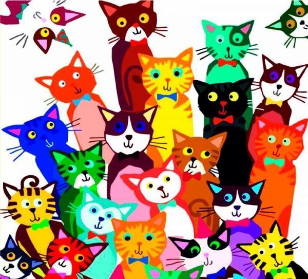 Картина по номерам эконом акриловая живопись по номерам 31 котенок Rosa Start 