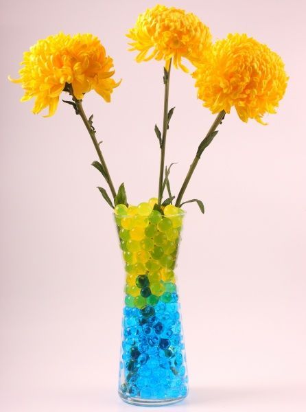 Гидрогель декоративный Water Crystal yellow 10 г