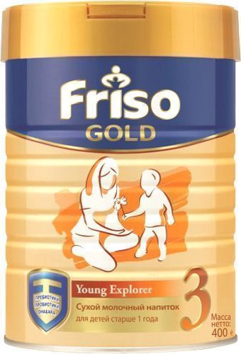 Сухой молочный напиток Friso Gold 3 400 г 8716200708838