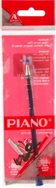 Ручка гелевая Piano PG-2177 синяя 