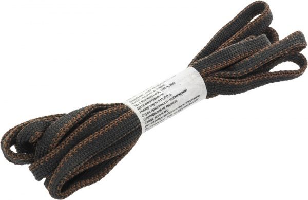 Шнурок Шнурок плоский коричневый 120 см (41606265)